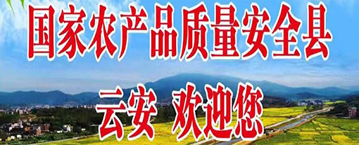 國家農產品質量安全縣，云安歡迎您